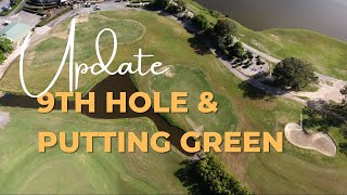 New 9th hole and putting green update [upl. by Tessler955]