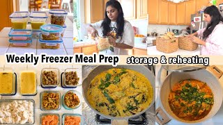 Meal prep for the week Make your life easy with freezer meals reheating and storage [upl. by Araes]