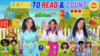 Learn To Read amp Count Identify The 5 Senses Learn fruits amp Vegetables Learning with Ms Houston [upl. by Ahsemad]