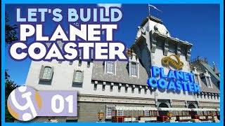 Magic Kingdom Style Entrance  Lets Build Planet Coaster 01 [upl. by Lustig]