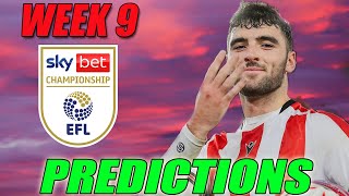 Championship Predictions Week 9 2425 [upl. by Greenstein899]