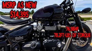 2024 Triumph Bonneville Bobber  Honest First Ride Impressions [upl. by Posehn]