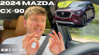 Test Driving the 2024 Mazda CX90 Turbo S Premium Plus [upl. by Danzig]