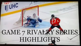 CANADA USA GAME 7 RIVALRY SERIES FULL HIGHLIGHTS Feb 11 2024 [upl. by Amluz520]