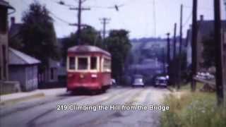 Lehigh Valley Transit Co 219 July 13 1947 [upl. by Oinotnaesoj414]