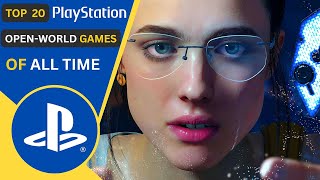 The 20 Greatest PlayStation OpenWorld Games of All Time  SOME ARE FREE ON PS PLUS [upl. by Enitsua]