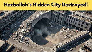 Massive Tunnel Complex Obliterated Hezbollah’s Hidden City Destroyed [upl. by Trometer]