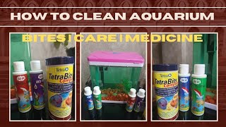 How to clean Aquarium  Tetra fish tank cleaning routine  tetra bites  tetra care  tetra routine [upl. by Attekal]