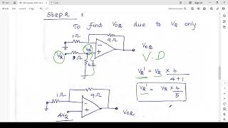 PROBLEM IN ADDERSUBTRACTOR OP AMP  TNMWASTNPSCANNA UNIVERSITY EE3402 [upl. by Anelak180]