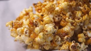 Palomitas de caramelo caseras  Popcorns acarameladas en 5 minutos [upl. by Aiyot]