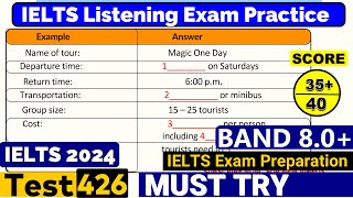 IELTS Listening Practice Test 2024 with Answers Real Exam  426 [upl. by Ymaral176]