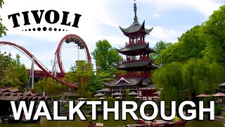 Tivoli Walkthrough 2023  4K Copenhagen 🇩🇰 [upl. by Howe470]