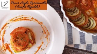 Pixar Style Ratatouille Confit Byaldi  J Kitchen [upl. by Inaluiak]