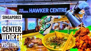 SINGAPORE NEWEST HAWKER 2022  ONE PUNGGOL HAWKER CENTRE [upl. by Sharron846]