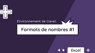 Les formats de nombres partie 1  Tuto Excel [upl. by Hoffert]