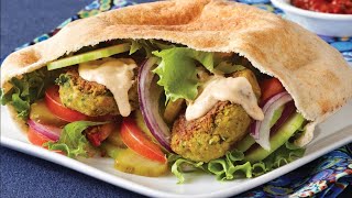 How To make Tasty Falafel Sandwich  Falafel Recipe [upl. by Akessej]