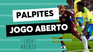 Palpites Jogo Aberto Venezuela x Brasil pelas Eliminatórias [upl. by Leihcim]