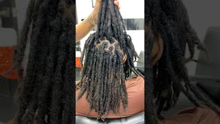 Interlocking maintenance 💪🏾 interlocking dreadlocks locs [upl. by Easter]