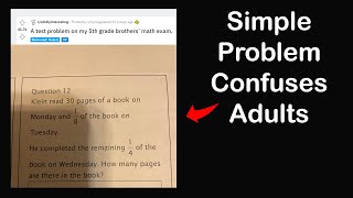 Adults baffled by simple exam question [upl. by Imoian]