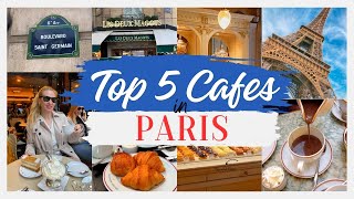 TOP 5 CAFES IN PARIS [upl. by Dianemarie]