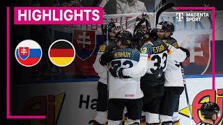 Slowakei  Deutschland IIHF EishockeyWM  MAGENTA SPORT [upl. by Namso]