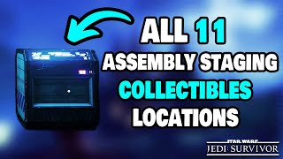 ALL 11 Assembly Staging Collectibles Locations in Star Wars Jedi Survivor STEPBYSTEP [upl. by Rycca]