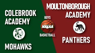 Moultonborough Academy at Colebrook Academy  NHIAA Boys Basketball [upl. by Simara644]