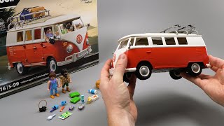 Volkswagen T1 quotBulliquot Camping Bus  Playmobil 70176 [upl. by Cesare191]