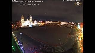 Zócalo CDMX  MOMENTO EXACTO en el que suena la ALERTA SÍSMICA 22 septiembre de 2022 [upl. by Enaoj478]