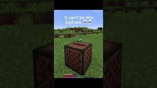 even creepers hate ksis new song bro 💀😭💀 minecraft ksi viralvideo gaming [upl. by Benoit650]