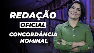 REDAÇÃO OFICIAL  CONCORDÂNCIA NOMINAL  ALINE RIZZI [upl. by Trutko887]