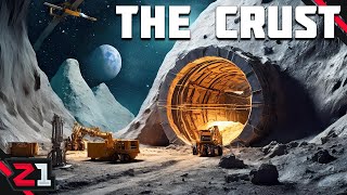 Running A Lunar Mining Base  The Crust FREE DEMO First Look [upl. by Runck]