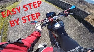 How to ride a geared motorcycle super easy instructions [upl. by Romy719]