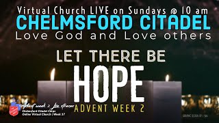 Sunday Online Worship Service Let there be HOPE The Salvation Army Chelmsford  Week 37 06 12 2020 [upl. by Mik]