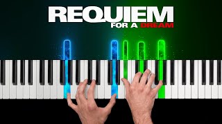 Requiem for a Dream  Lux Aeterna  Piano Cover amp Tutorial [upl. by Kcirdor832]