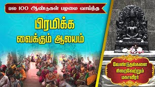 100 ஆண்டுகள் பழமை வாய்ந்த மகாவீரர் ஆலயம்  வேண்டுதல்களை நிறை வேற்றும் ஆலயம்  Oldest Mahaveer Temple [upl. by Yob949]