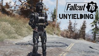 Fallout 76 Unyielding Civil Engineer Armor Is So Worth It 🖤 [upl. by Felix]