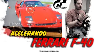 Acelerando uma FERRARI F40 no Gran Turismo 7 ferrari [upl. by Emearg]