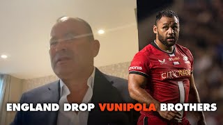 Eddie Jones on why he dropped big names from new England rugby squad [upl. by Dewayne]