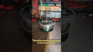 How To SPOOL A Baitcaster in less than a MINUTE fishing baitcaster fishingline [upl. by Neirda845]