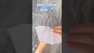 Kağıttan Yarasa Uçak Yapımı  How to Make Paper BatPlane shorts [upl. by Ahseka]