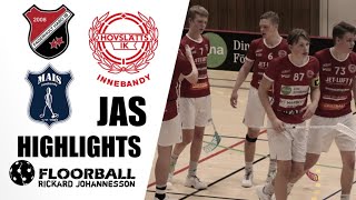 Highlights ”JAS” FagerhultMullsjö  Hovslätt InnebandyFloorball [upl. by Atinoj]