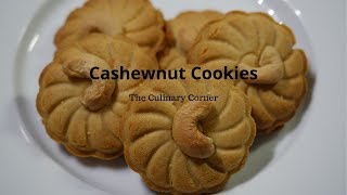 Cashew Nut Cookies  Biscuits [upl. by Ahter]