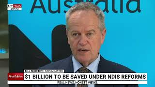 New NDIS reforms will save 1 billion [upl. by Iatnwahs]