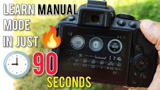 How to use Nikon Dslr Camera in Manual Mode  Adjust Shutter Speed Aperture and ISO [upl. by Kline]