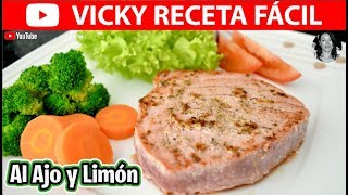 ATUN AL AJO Y LIMON  VickyRecetaFacil [upl. by Odama343]