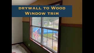 Update your boring drywall window trim [upl. by Dareece594]