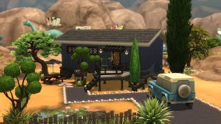 The Sims 4  NookStone Trailer Home  Speed Build with CC [upl. by Cybill]