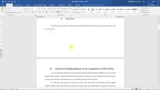 La NUMÉROTATION DE PAGE automatique simple dun document WORD Cours facile [upl. by Rolyt414]