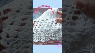 Teje tú top a crochet sin complicaciones 👌🧶 puntos abanicos Diseño principiantes shorts [upl. by Kancler438]